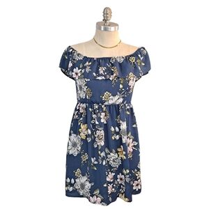 Xhilaration Floral Dress Women's Size Medium